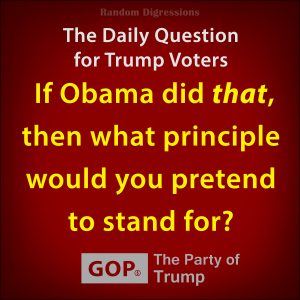 If Obama did that…