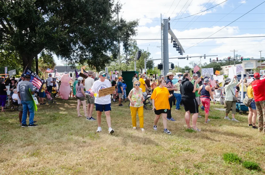 Rally Goers